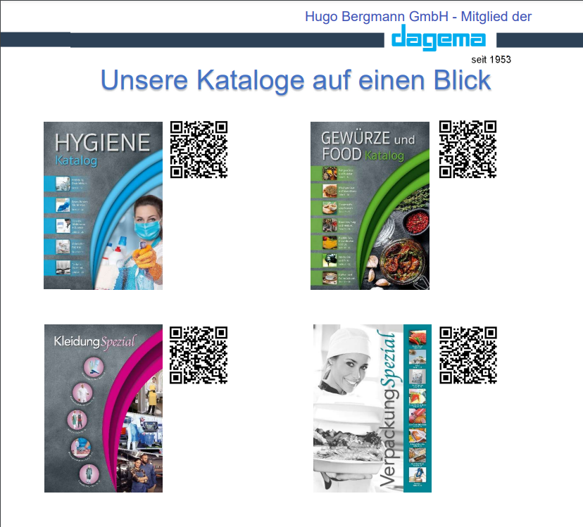 Hugo Bergmann Hauptkatalog